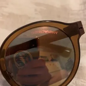 Accessories | Emporio Armani Exchange Mirrored Round Brown  display picture 1